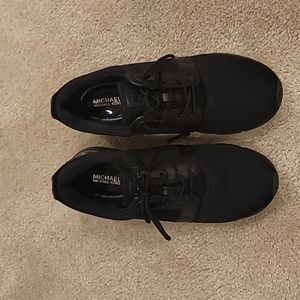 Michael Kors 7.5 women's black sneakers